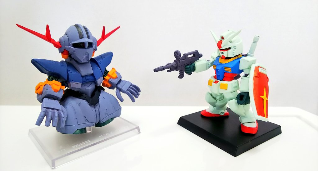 ガンダムコンバージ＃22レビュー（バスターガンダム、ガンダム、G-3