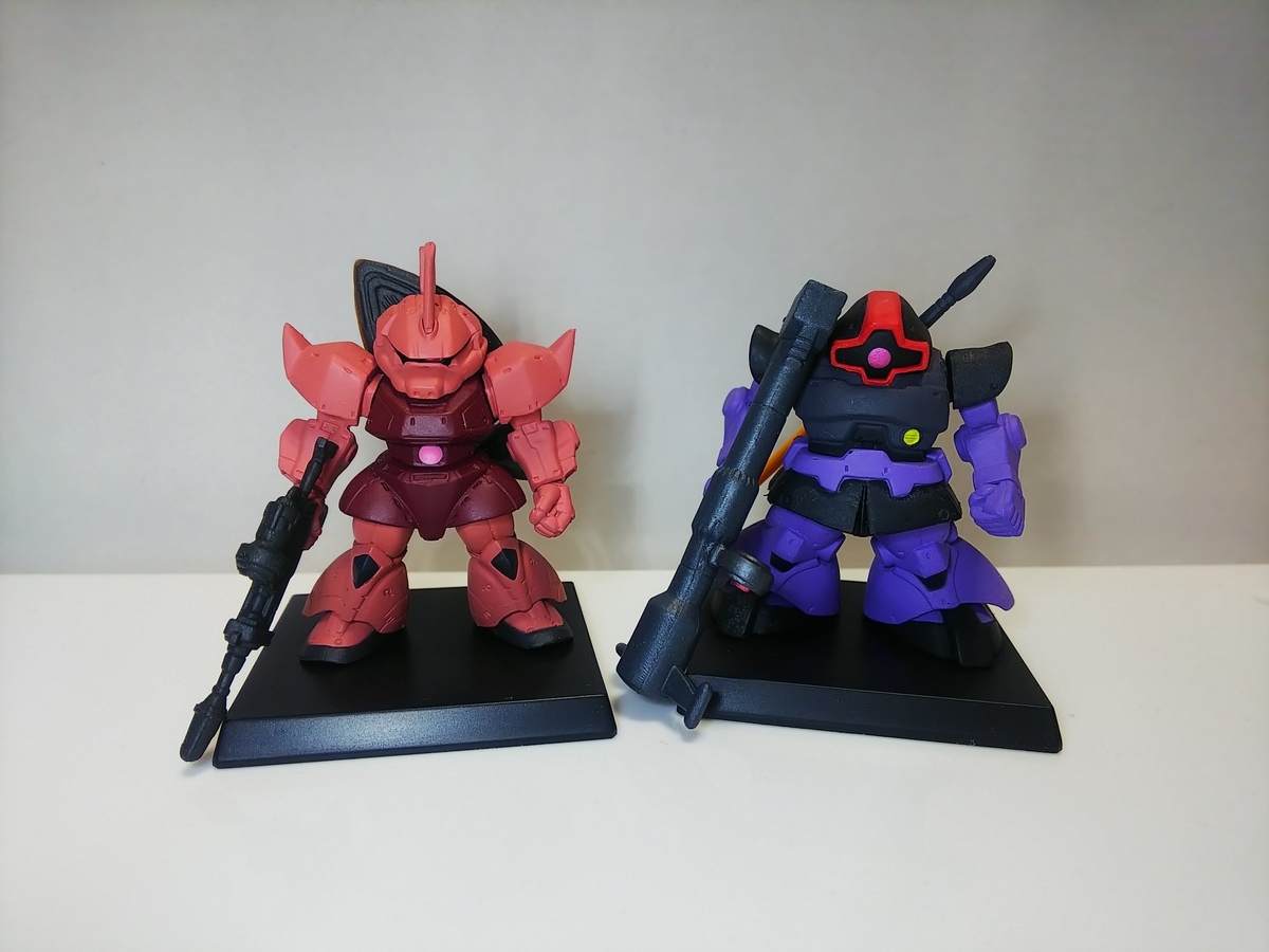 ガンダムコンバージ10周年記念セレクション01のレビューに備えて準備 