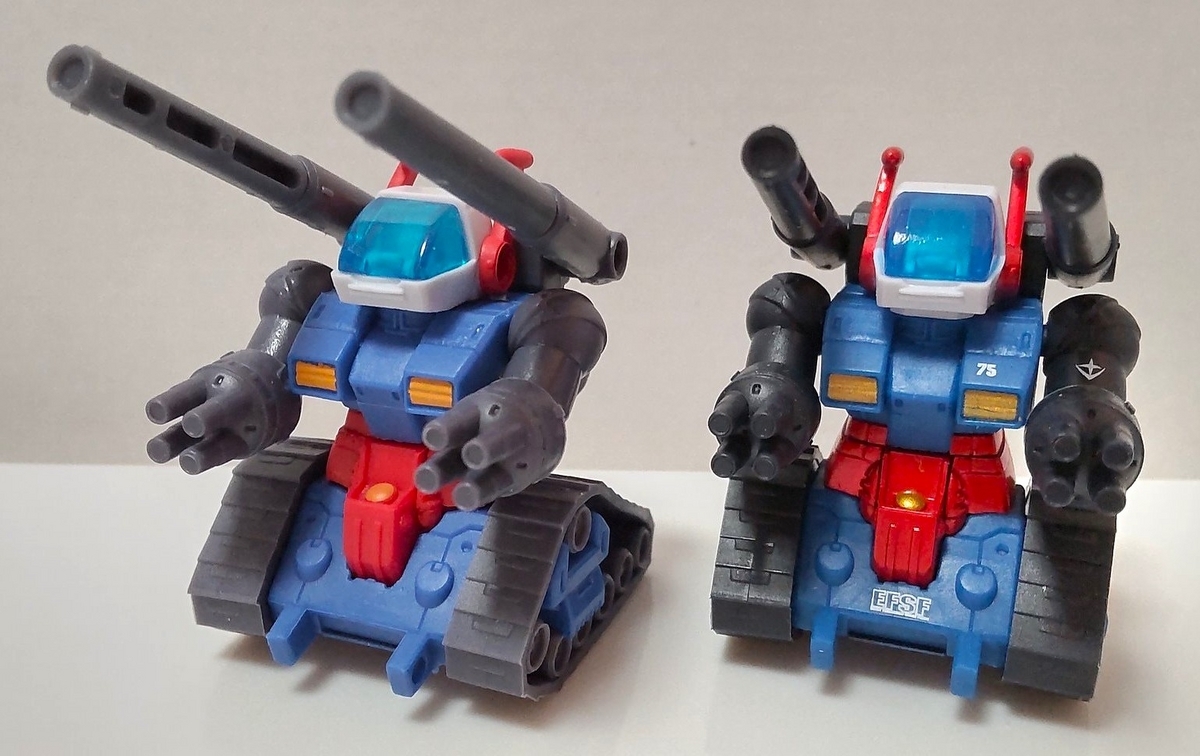 26体　機動戦士ガンダム モビルスーツアンサンブル 06 ガンタンク モビルスーツアンサンブル06が再販！ ガンタンクは旋回できない