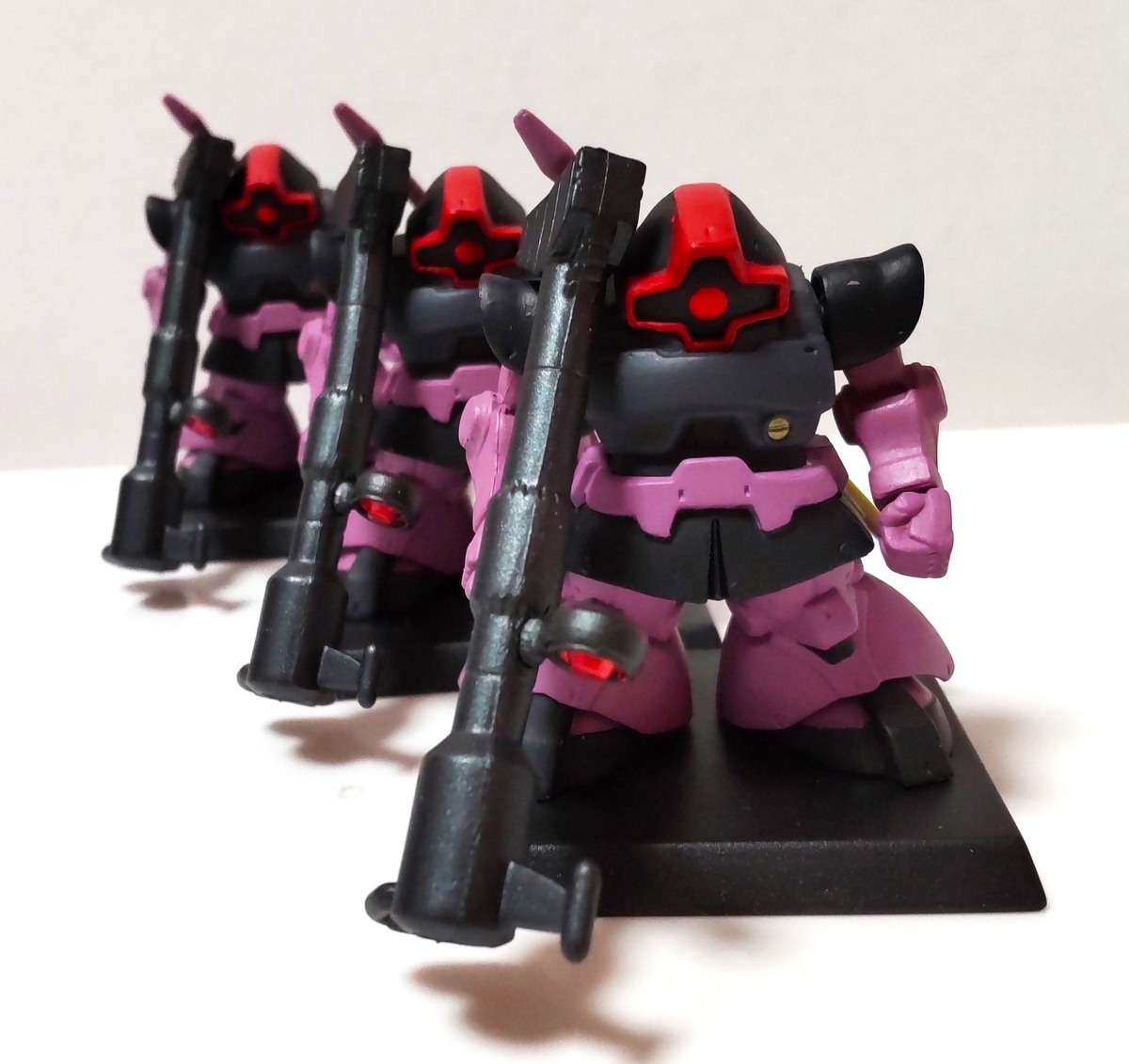 ま*｝様 ガンダムコンバージ塗装　シャア専用ドム BANDAI - ガンダムコンバージ シャア専用 リックドム 塗装 完成