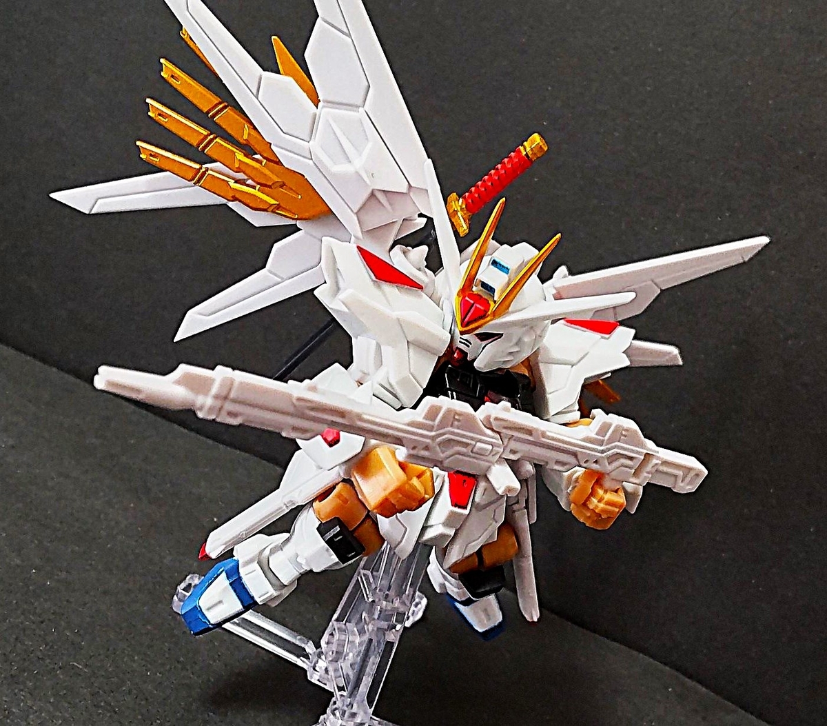 ゲルググ ビームバズーカ モビルスーツアンサンブル 28 リペイント 改修 MOBILE SUIT ENSEMBLE 28 シャア専用ゲルググ レビュー | GUNDAM
