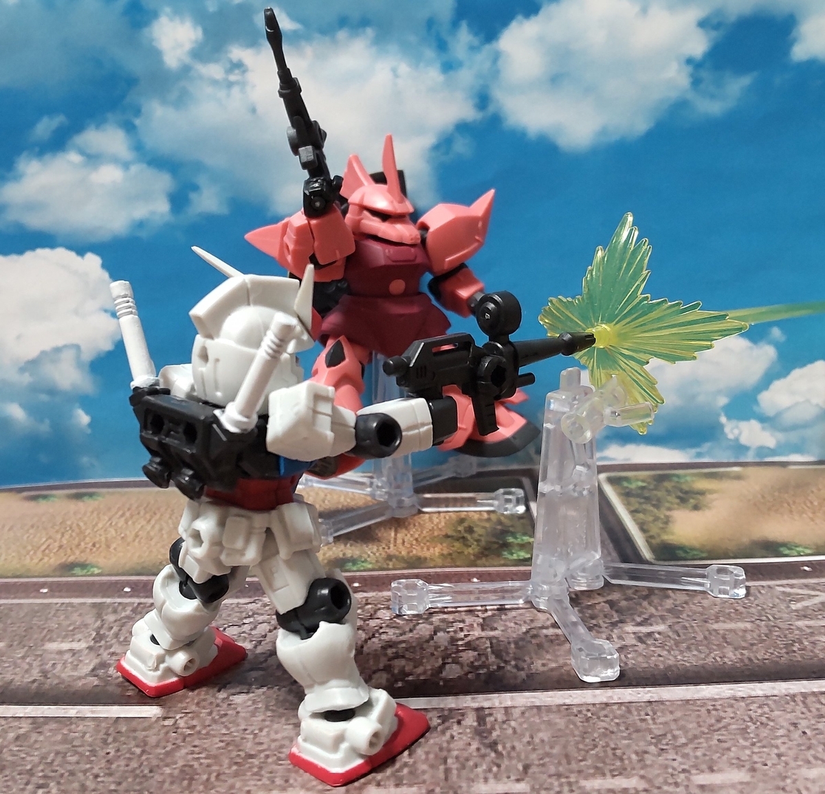 モビルスーツアンサンブル28 シャア専用ゲルググ レビュー 原作