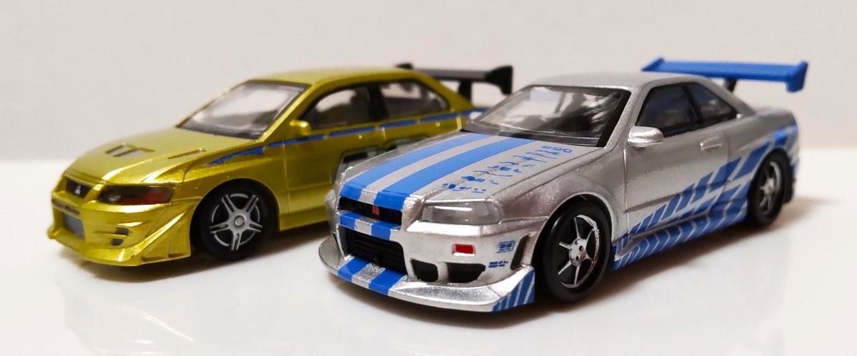 ワイルドスピードX2 新作ガチャガチャ ミニカー ブライアンの
