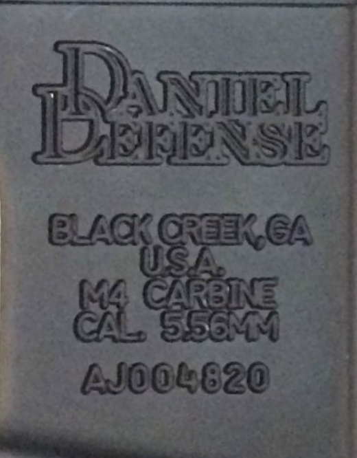 Daniel Defense(ダニエル ディフェンス) の刻印をリニューアル