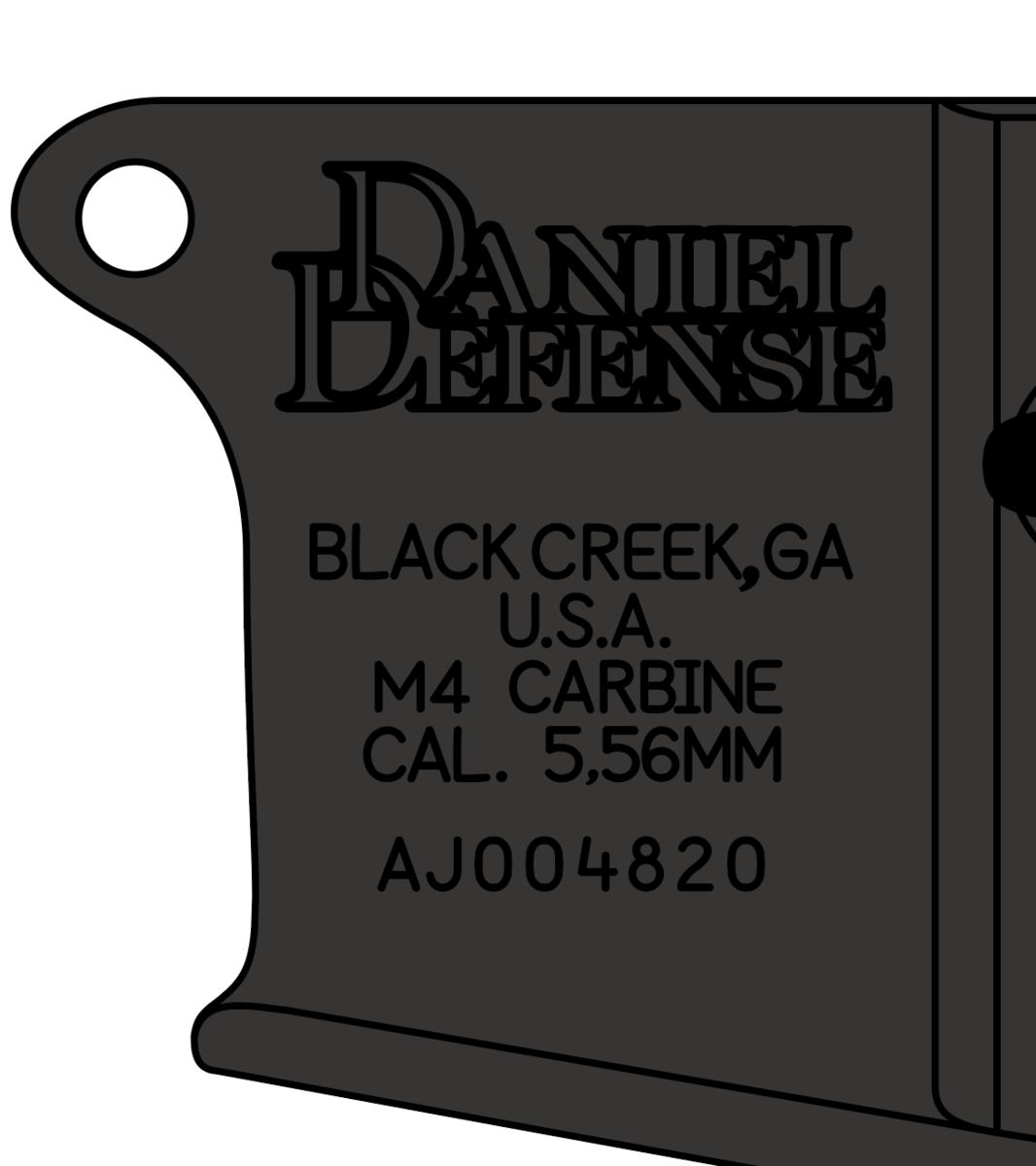 Daniel Defense(ダニエル ディフェンス) の刻印をリニューアル