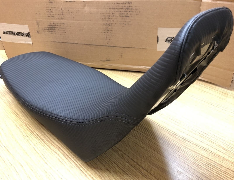klx250 dトラッカー用　アンコ抜きカスタムシート カワサキ（Kawasaki） Dトラッカー KLX250 シート 紫 53001-1691 純正