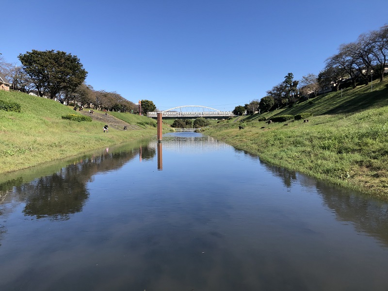 流山 運河水辺公園 サイクリング