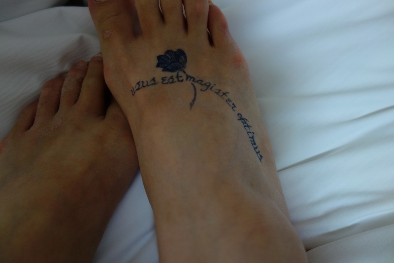 韓国っぽなタトゥーを入れたくて 愛よりも蒼い空