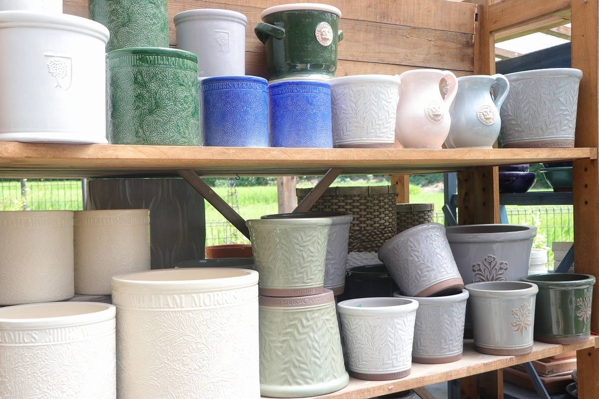グリーンプラザ山長（奈良県生駒市） - ウイリアムモリス植木鉢 再入荷