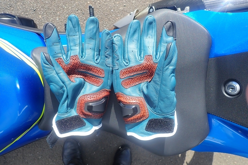 K-5384 INVENTIVE LEATHER GLOVES - くうのバイクライフ