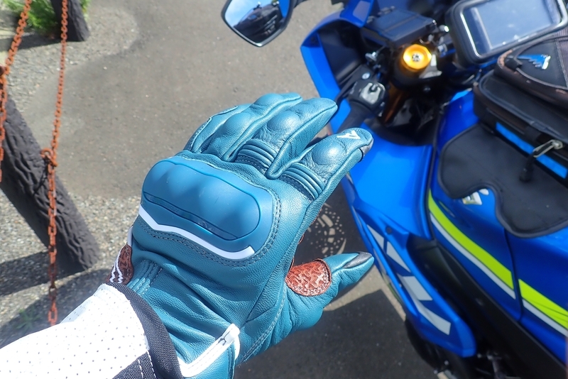 K-5384 INVENTIVE LEATHER GLOVES - くうのバイクライフ