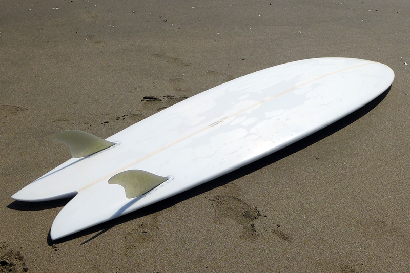 ジャックベリアン　サーフボード フィッシュ　プレイスメント　ハル　6.8