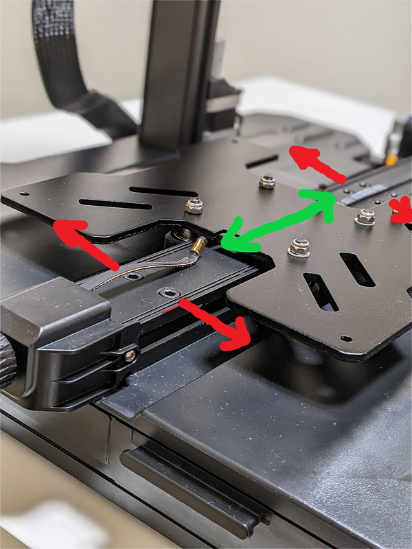 Ender-3 S1 Pro X,Y,Z軸のVローラー（ガイドベアリング）調整 - ゲンの