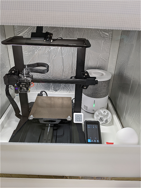 Ender-3 S1 Pro 用エンクロージャーをIKEAダイニングテーブルの