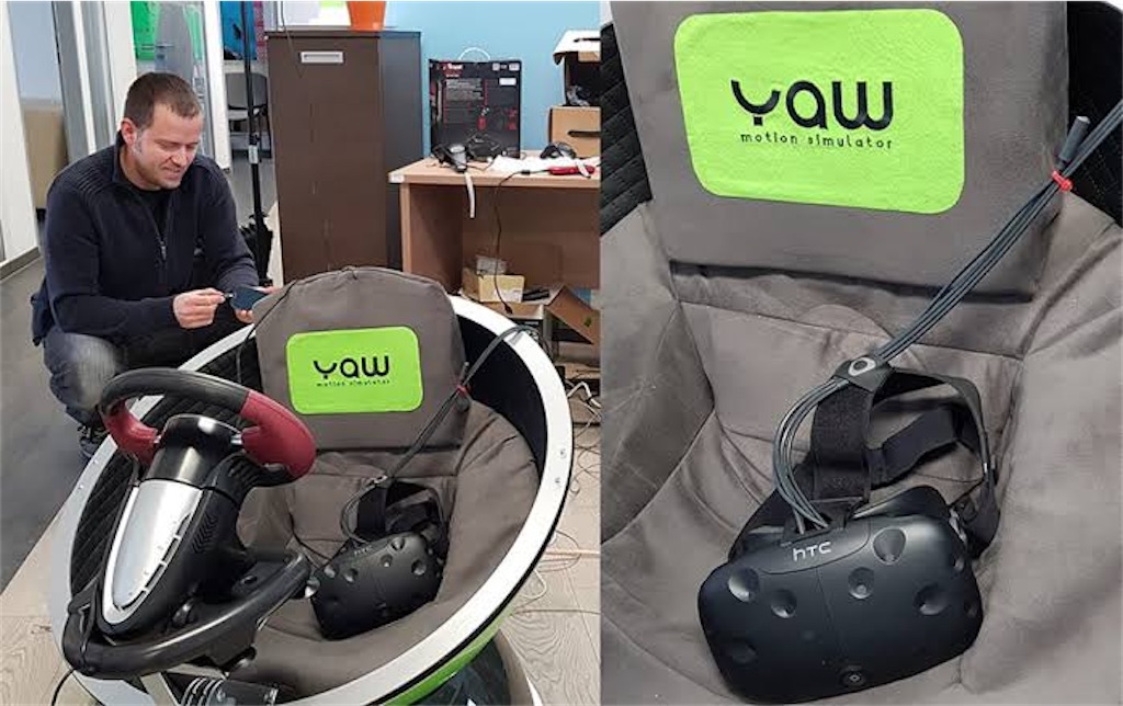 大人から子供までお手軽体験出来るモーションSIM / Yaw Motion VR 