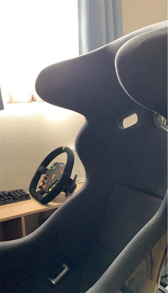 6 Sigma Sim Racing GTRバケットシート シートスライダー標準