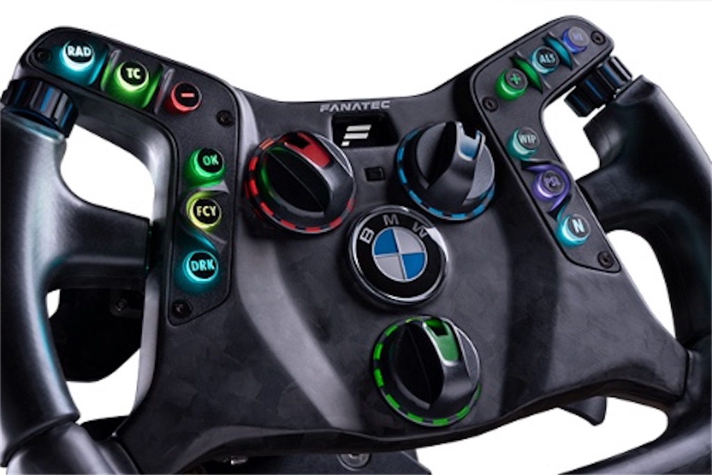 FANATEC Podium Steering Wheel M4 GT3 超美品 Fanatecのポディウム ステアリング ホイール BMW M4 GT3 ガイド | Fanatec