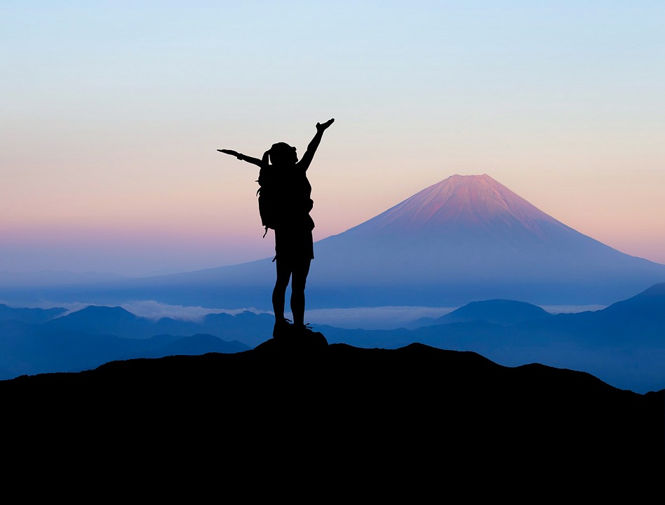 The picture represents that the person is doing what he or she has been wanted to do