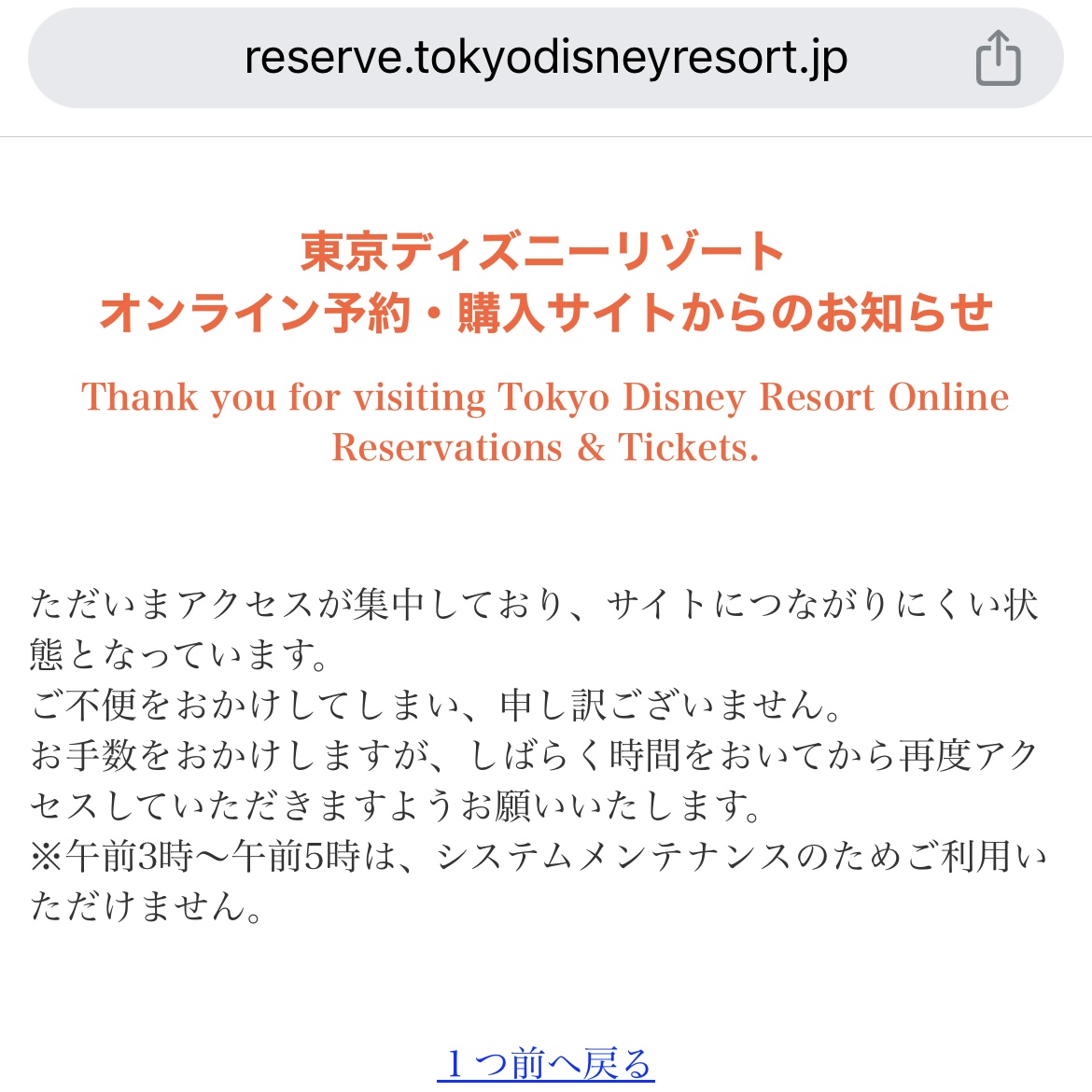ディズニーランドorディズニーシー チケット 混雑時OK ☆（東京