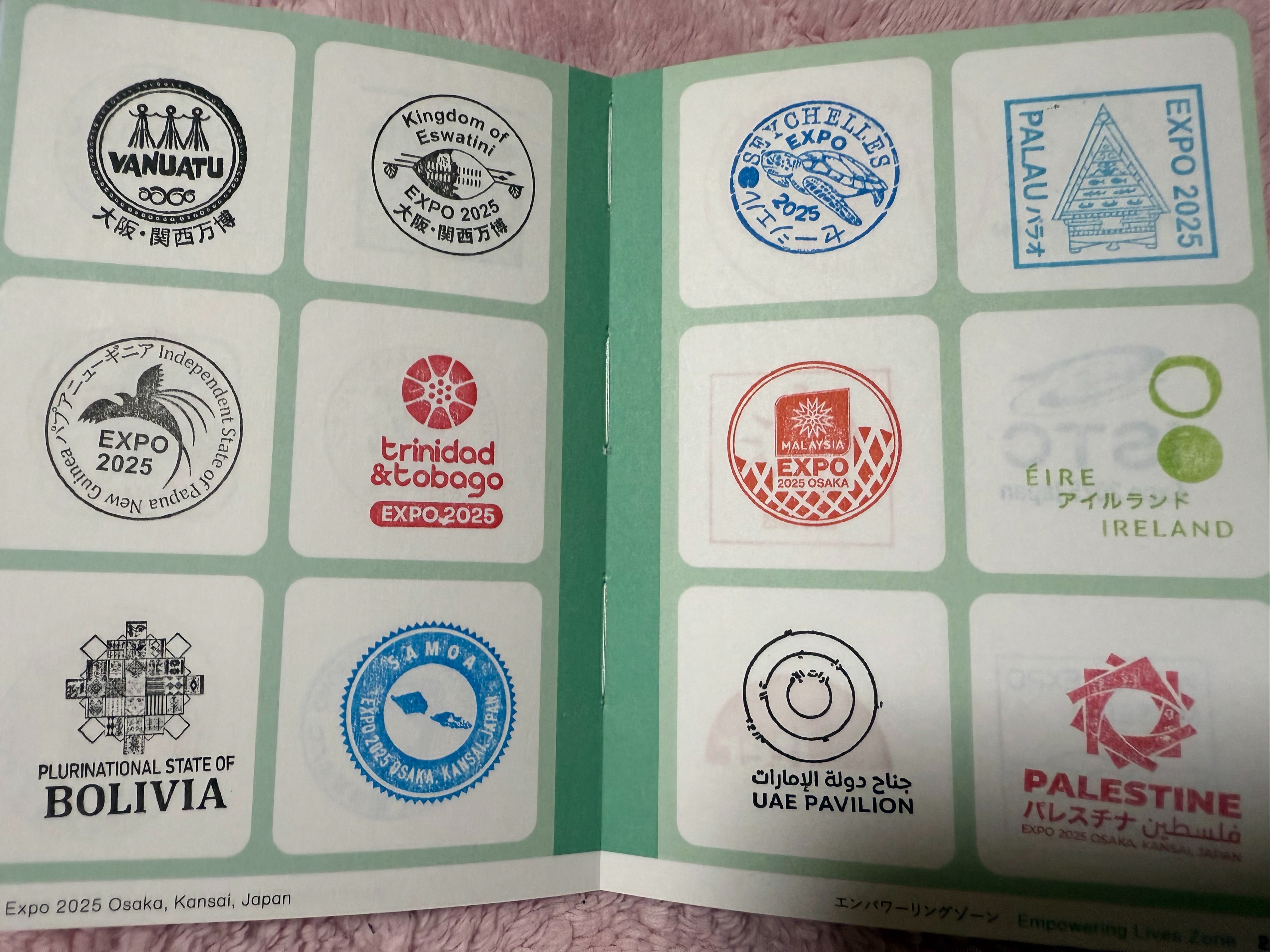 EXPO2025　万博スタンプラリー　スタンプ 確認容易　ほぼ公式コンプリート 大阪関西万博 4月5月限定来場スタンプ EXPO2025｜Yahoo!フリマ
