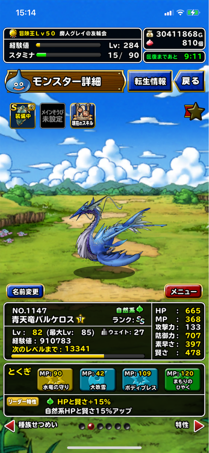 活動レベル4 自然パ紹介 グレイのdqmsl活動日記 活動レベル4 自然パ紹介 グレイのdqmsl活動日記