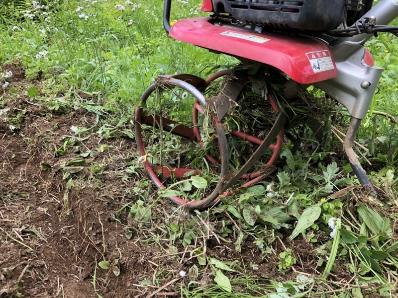 ヤンマー管理機　スパイラルローター草刈り ヤンマー管理機 スパイラルローター草刈り