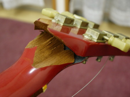 ネック折れ修理 Gibson The Paul Firebrand ネック折れ修理 Gibson The Paul Firebrand - メルカリ