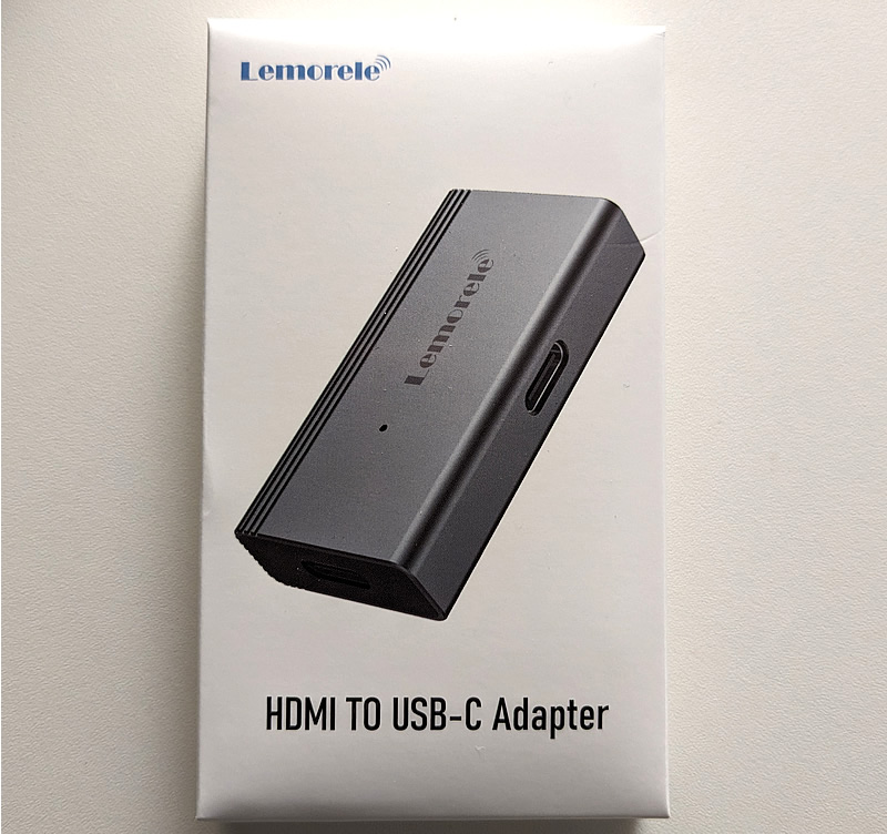 ディスプレイのUSB Type-CポートにBDレコーダーを繋ぎたい：HDMI to