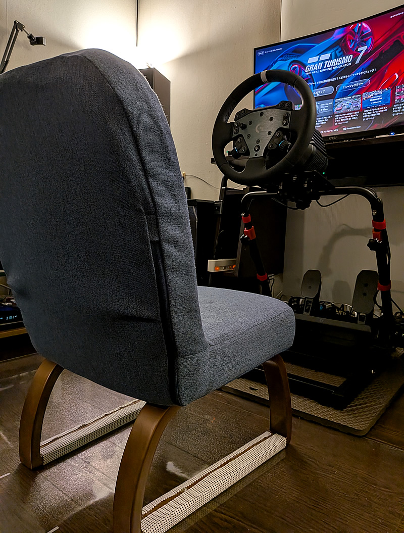 Logicool RS50：高座椅子とハンコンスタンド周りと靴 - 70歳までに 