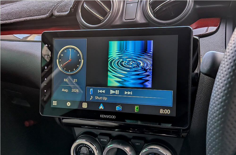 スイフトスポーツ ZC33S：純正ディスプレイオーディオをKENWOOD
