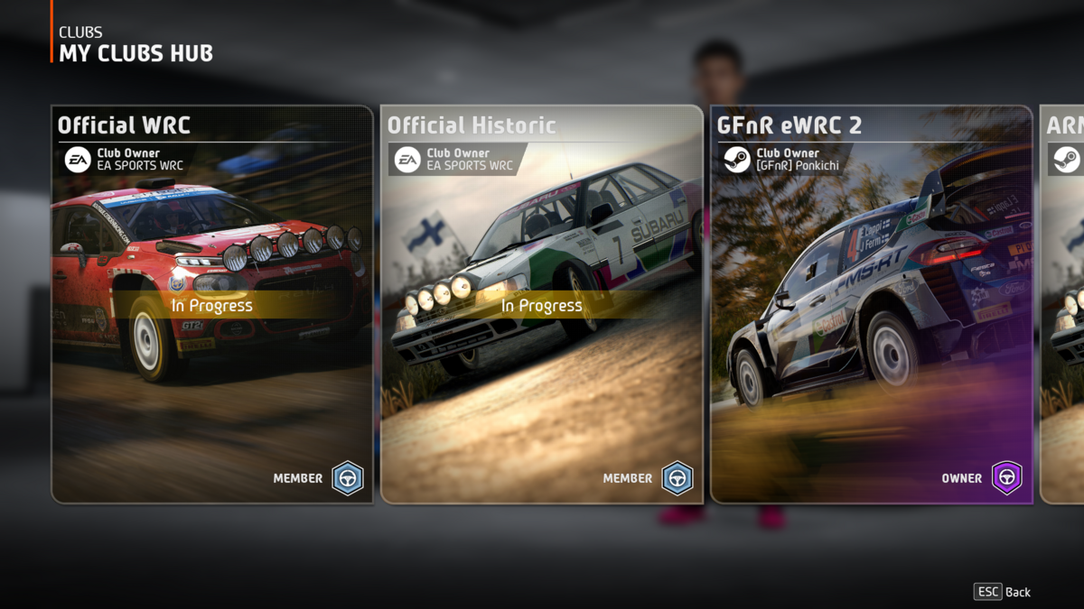EA Racenet の登録と、Clubイベント出走方法 - [GFnR] ギョフノリ eRally Club