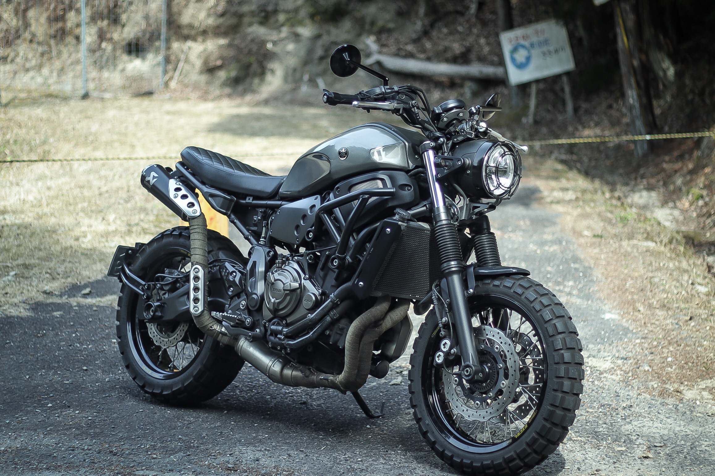XSR700のハンドルカスタム - XSR700のカスタム備忘録etc…