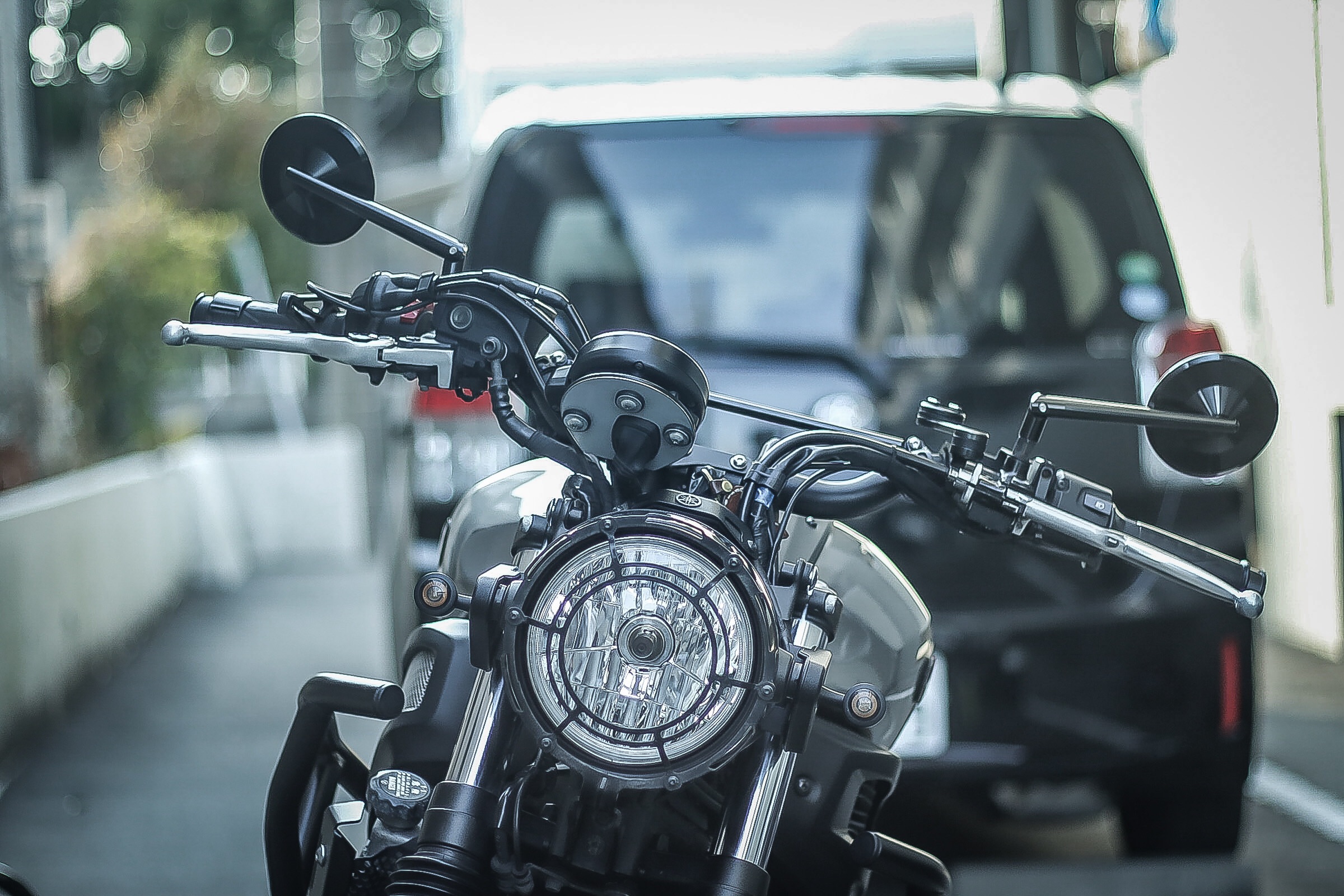 XSR700のハンドルカスタム - XSR700のカスタム備忘録etc…