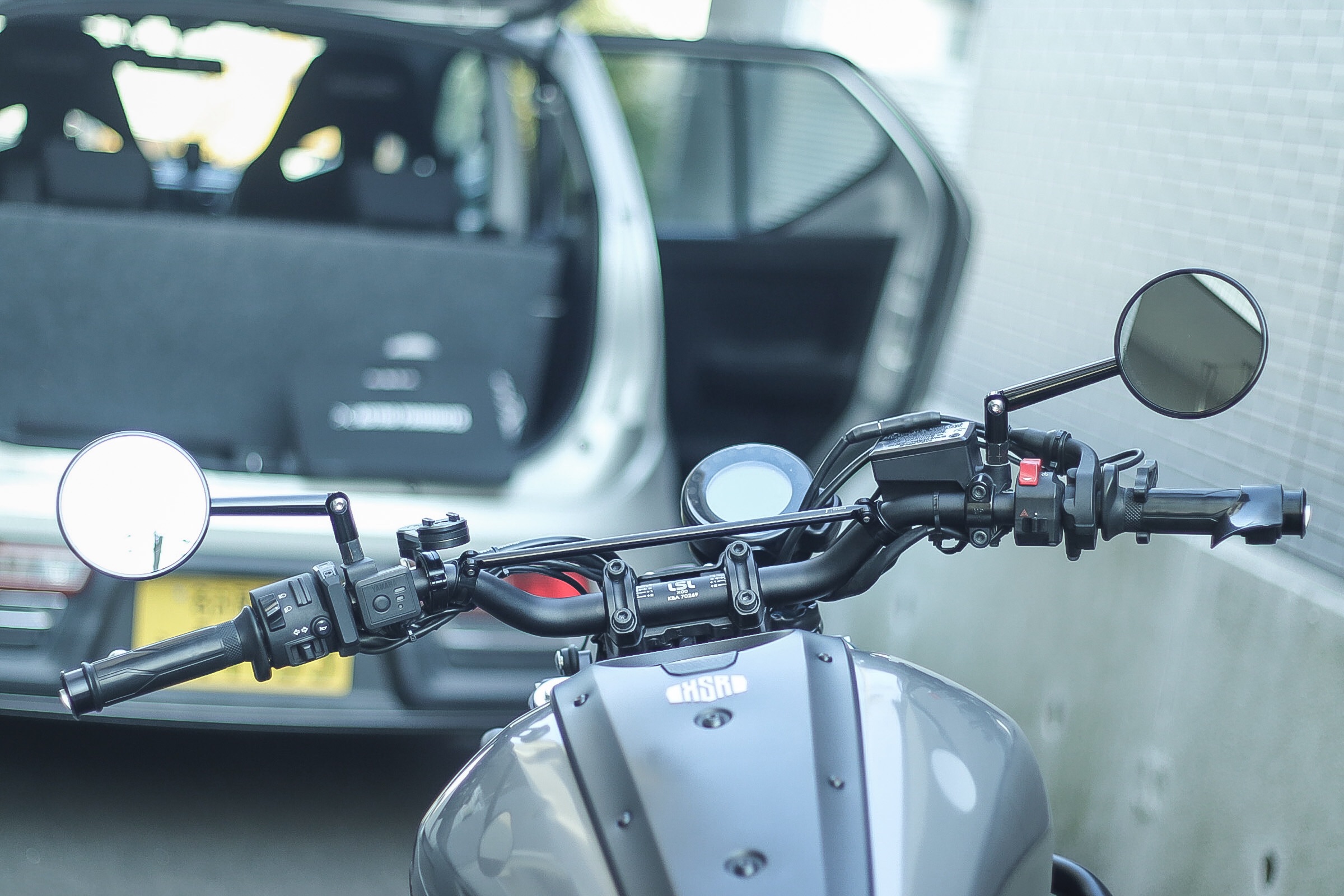 XSR700のハンドルカスタム - XSR700のカスタム備忘録etc…