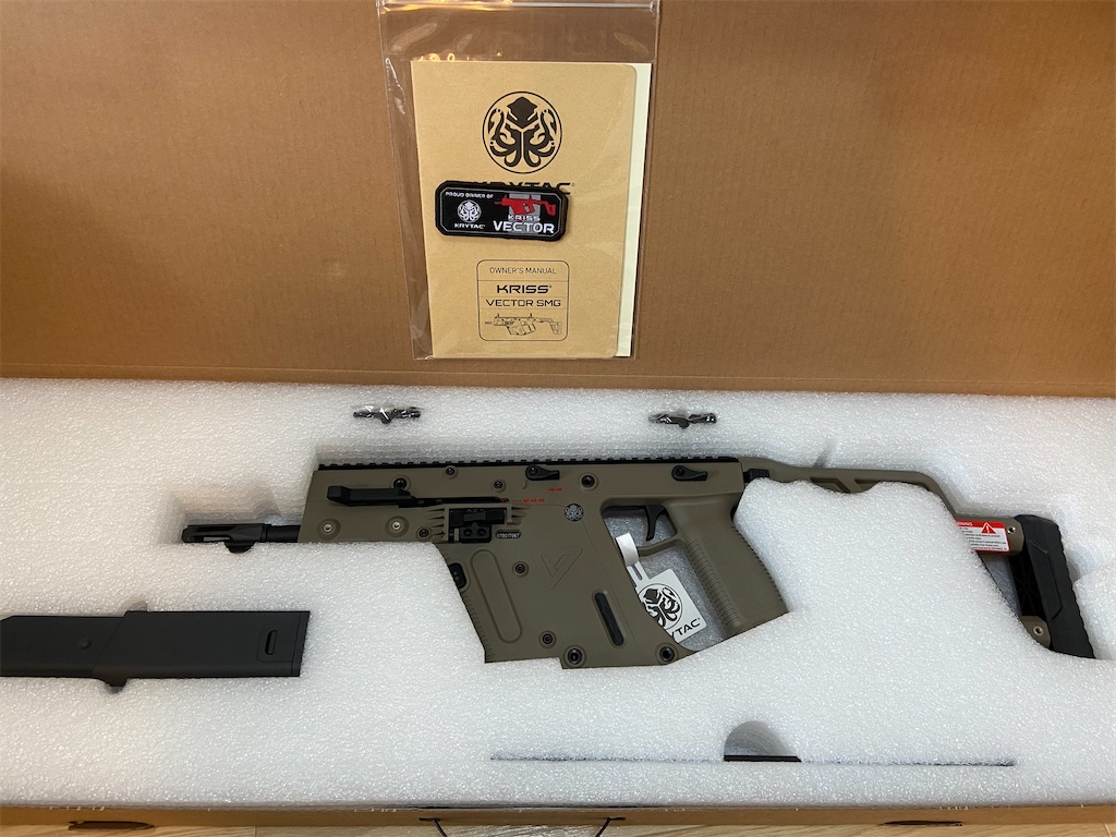 KRYTAC Kriss Vector ツートン　フォートレスカスタム　トイガン KRYTAC KRISS VECTOR ツートンカラー 海外製電動ガンのカスタム