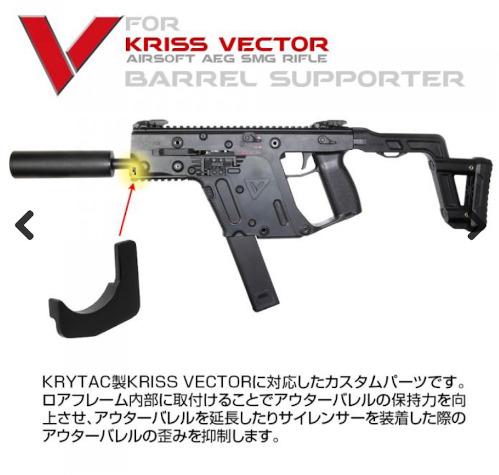 クリスベクター KRYTAC KRISS VECTORクリスベクター内部カスタム オマケ追加