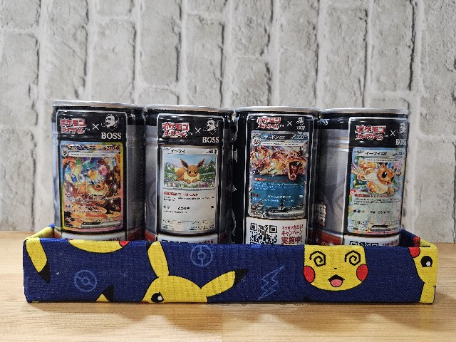 ポケモンとコラボしたBOSS缶を捨てるのはもったいない！飾る収納へ