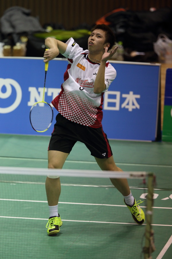 バド2012日本リーグ最終戦 田児賢一選手、 クローバー