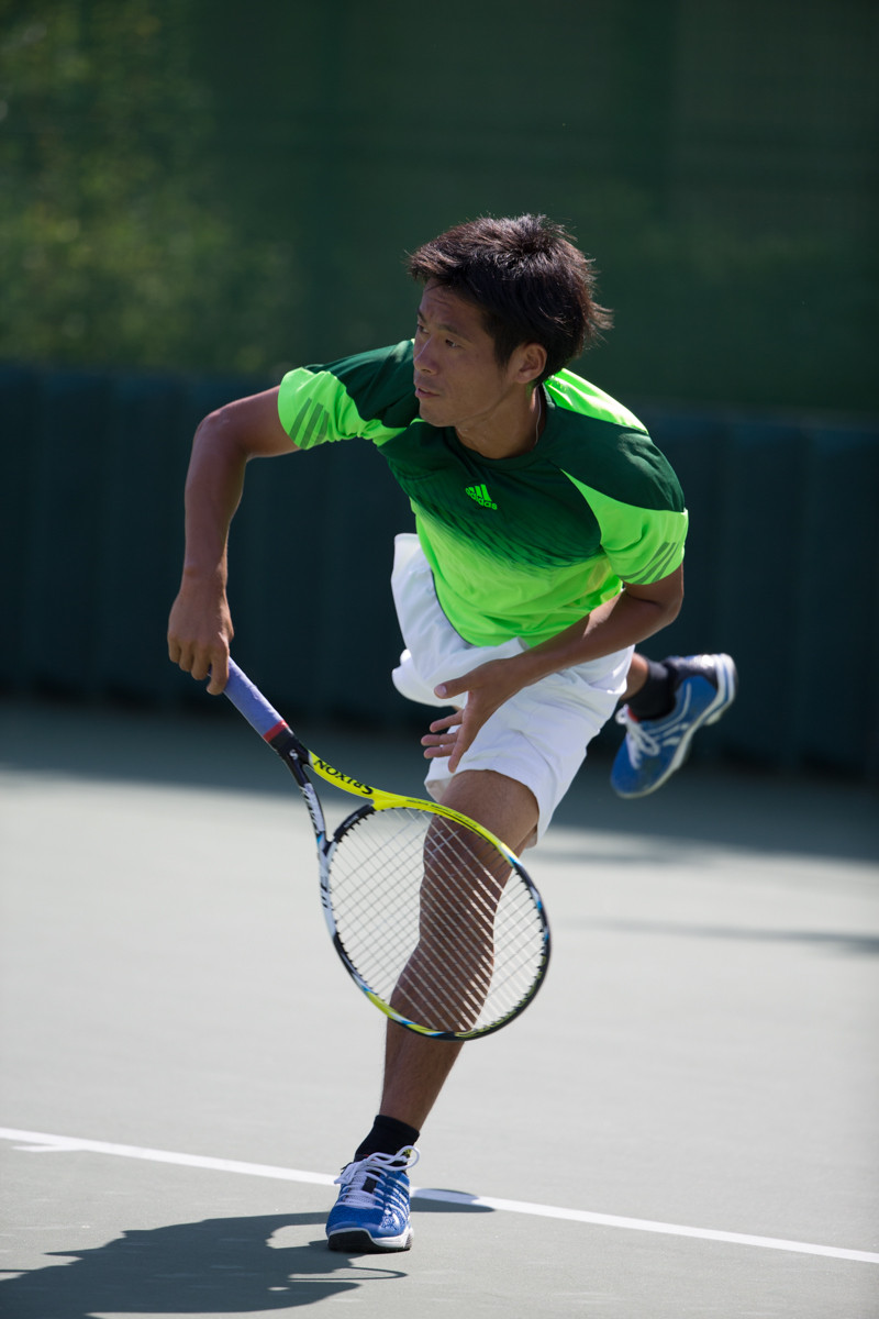 14 全日本テニス西日本大会 佐野紘一選手 クローバー 14 全日本テニス西日本大会 佐野紘一選手 クローバー