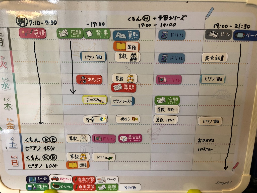 中学受験　日能研　宿題　塾　スケジュール　ホワイトボード　マグネット30個付 中学受験 日能研 宿題 塾 スケジュール ホワイトボード マグネット30個