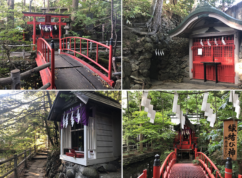 白石神社内の神寄谷の画像