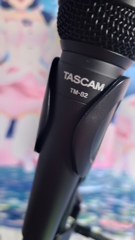 マイクロフォン〉TASCAMの安価なダイナミックマイク、tm-82を