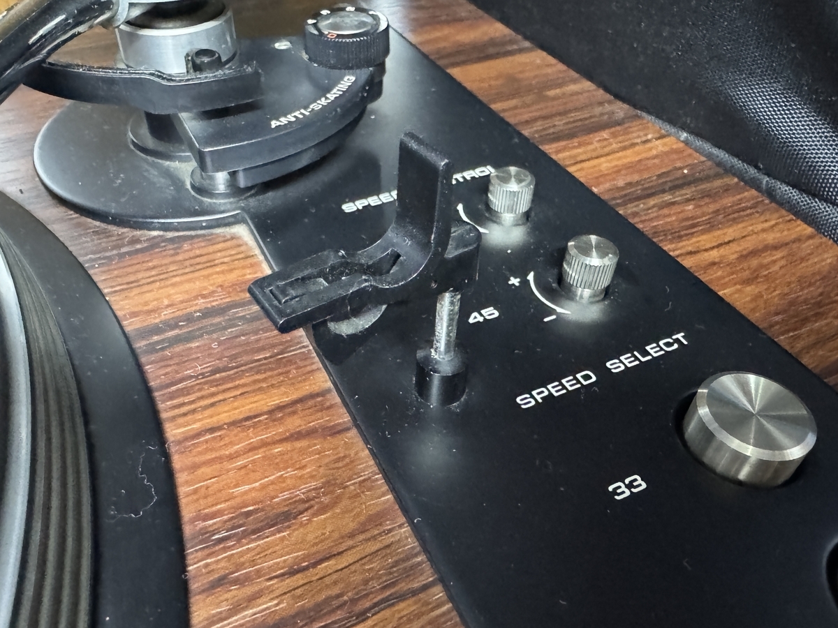 レコードプレーヤー】3年前に買ったPl-1200Aが調子悪いため、修理計画