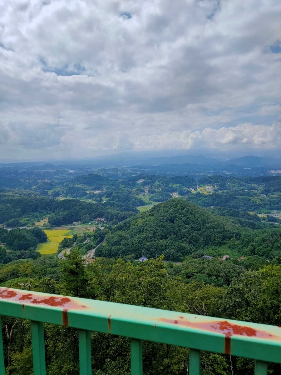 view from top of mountain
