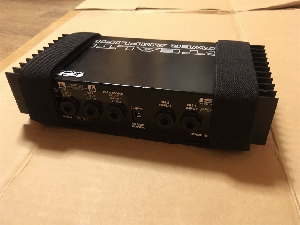 音量・音質文句なしの小型パワーアンプ【iSP STEALTH ULTRA-LITE