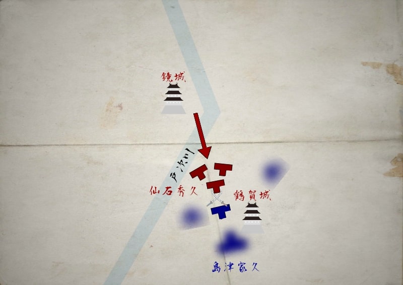 追撃する仙石秀久