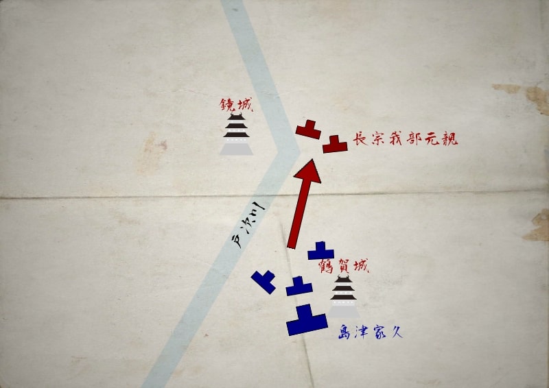 総崩れとなる豊臣軍