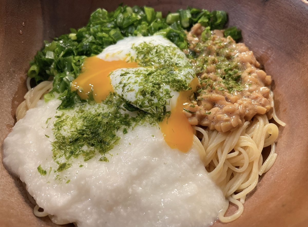 納豆パスタ