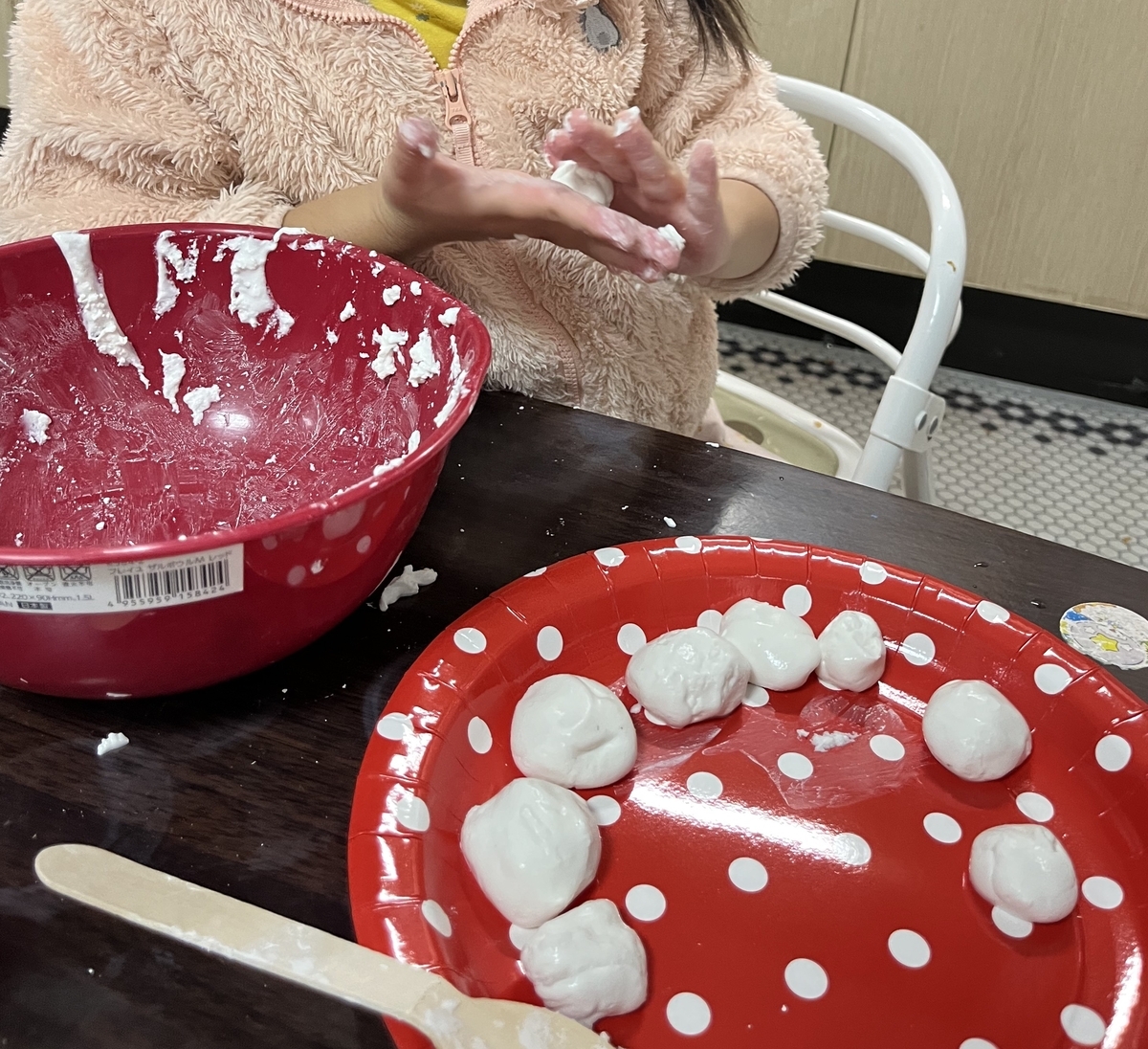 白玉団子作り