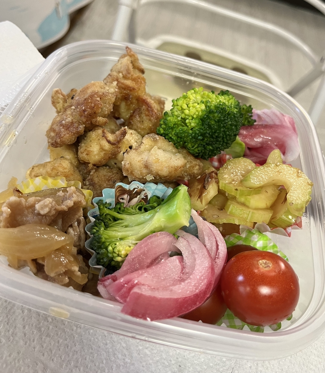 ４歳のお弁当作り